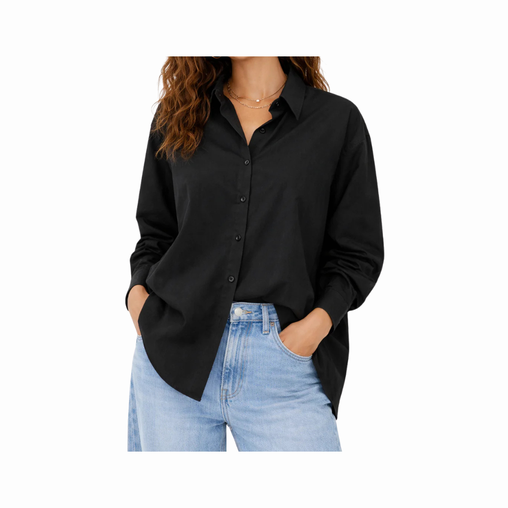 Blusa popelina extragrande